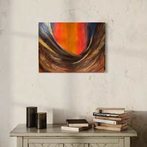 Original abstract acrylic painting